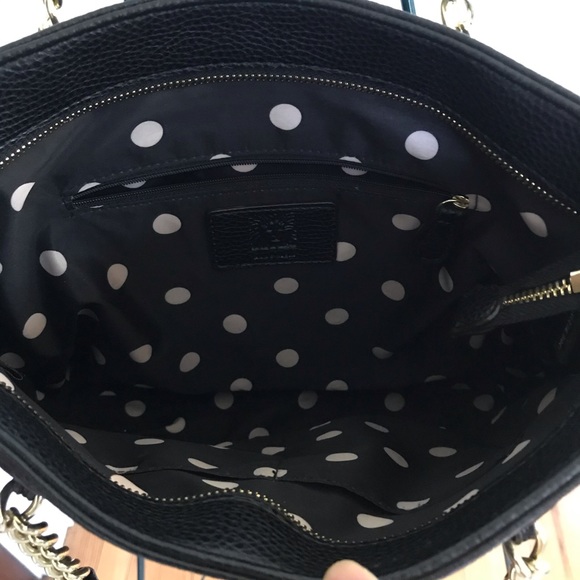 Ann Klein chain Shoulder Bag Color Black - Picture 4 of 16